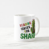 Mug La Lecture Vous Rend Sharp Drôle Amateurs de lectu (Devant droit)