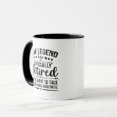 Mug La légende a officiellement retiré la retraite fuu (Devant gauche)