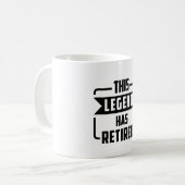 Mug la légende a retiré T-Shirt (Devant gauche)
