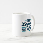Mug La Légende A Retraité (Devant droit)