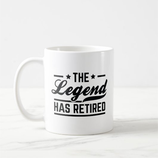 Mug La Légende A Retraité (Gauche)