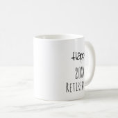 Mug La Légende A Retraité 2021 (Devant droit)