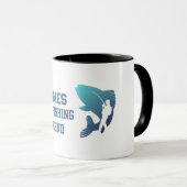 Mug La légende de la pêche personnalisée (Devant droit)