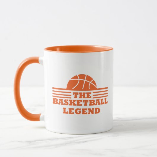 Mug La légende du basketball boule orange (Gauche)