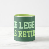 Mug La légende s'est retirée (Centre)