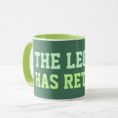 Mug La légende s'est retirée (Devant gauche)