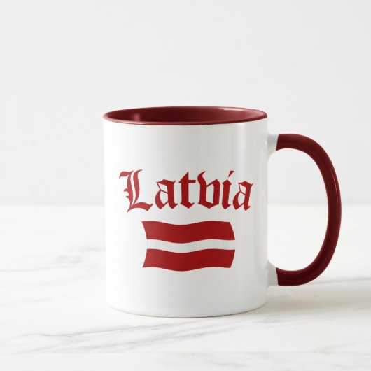 Mug La Lettonie (Droite)