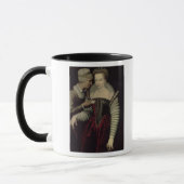 Mug La lettre d'amour, Madame avec sa domestique (Gauche)