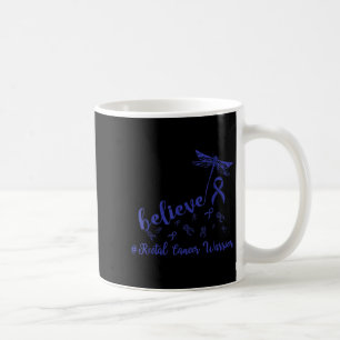Mug La libellule guerrière du cancer rectal croit l'es