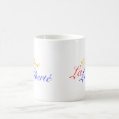 Mug La Liberté de Vive - laissez le français vivant de (Centre)