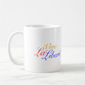 Mug La Liberté de Vive - laissez le français vivant de (Gauche)