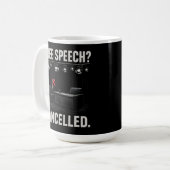 Mug La liberté d'expression annulée (Devant gauche)
