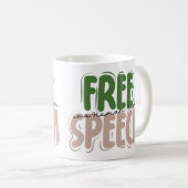 Mug La liberté d'expression est un droit humain (Devant droit)