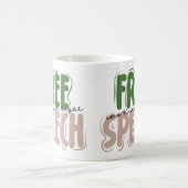 Mug La liberté d'expression est un droit humain (Centre)