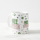 Mug La liberté d'expression est un droit humain (Devant gauche)