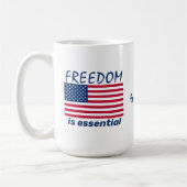Mug La liberté est essentielle (Gauche)