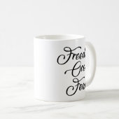 Mug La liberté face à la peur (Devant droit)