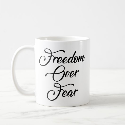 Mug La liberté face à la peur (Gauche)