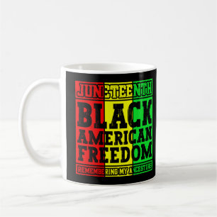Mug La liberté noire-américaine du 19ème siècle en sou