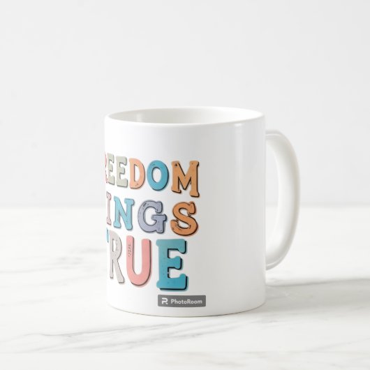 Mug La liberté sonne vrai (Devant droit)