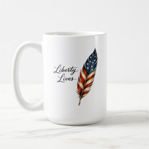 Mug La liberté vit dans la plume