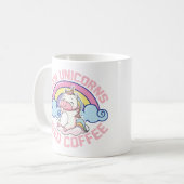 Mug La licorne a besoin de café (Devant gauche)