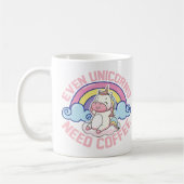 Mug La licorne a besoin de café (Gauche)