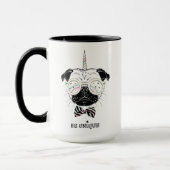 Mug La licorne de carlin | soit unique (Gauche)