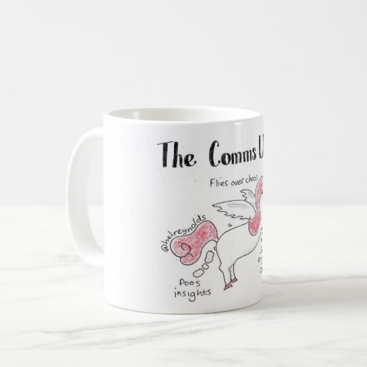 Mug La licorne de comms (Devant gauche)