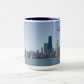 Mug La ligne aérienne de Chicago (Centre)