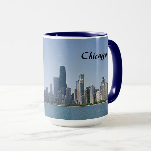Mug La ligne aérienne de Chicago (Devant droit)