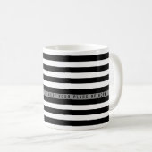 Mug La ligne grise mince correctionnelle drapeau (Devant droit)