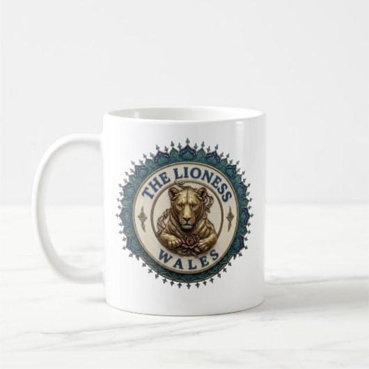 Mug La Lionne. Pays de Galles (Gauche)