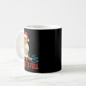 Mug La litière est pleine Amusing drôle amateurs de ch (Devant gauche)