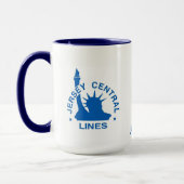 Mug La locomotive à vapeur bleue de comète (Gauche)