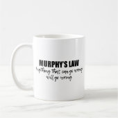 Mug La loi de Murphy (Gauche)