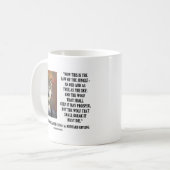 Mug La loi de Rudyard Kipling de la jungle prospèrent (Devant gauche)