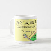 Mug La longue araignée de jambes de papa pilote (Devant gauche)