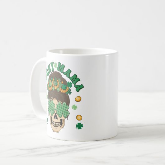 Mug La Lucky Mama Skeleton de St. Patrick (Devant gauche)