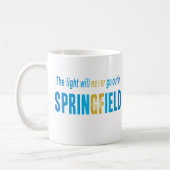 Mug La lumière ne s'éteindra jamais (Gauche)