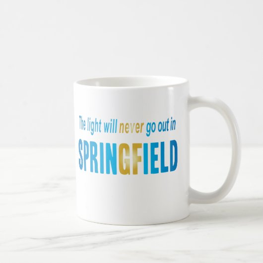 Mug La lumière ne s'éteindra jamais (Droite)
