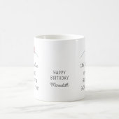 Mug La lumière que vous brillez Citation Joyeux Annive (Centre)