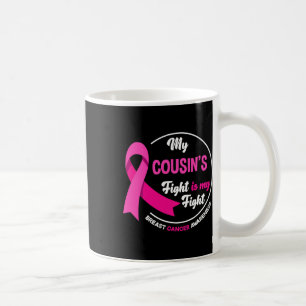 Mug La lutte de Cousin est ma lutte contre le cancer d