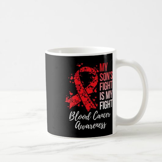 Mug La lutte de mon fils est ma lutte Sensibilisation (Droite)