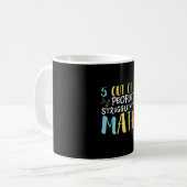 Mug La lutte des professeurs de mathématiques avec les (Devant gauche)