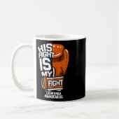 Mug La lutte est ma lutte Leucémie sensibilisation Can (Gauche)