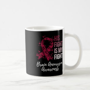 Mug La lutte est mon combat Cerveau Aneurysme sensibil