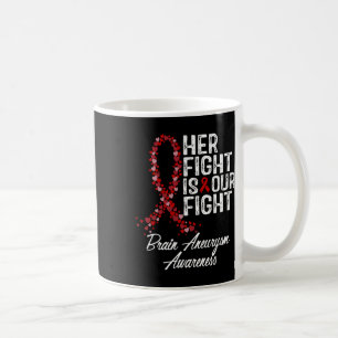 Mug La lutte est notre combat Cerveau Aneurysme sensib