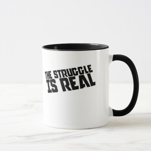 Mug La lutte est réelle (Droite)