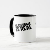 Mug La lutte est réelle (Devant gauche)